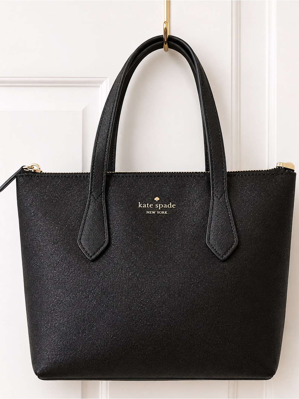 kate spade sparkly Black Tote Bag